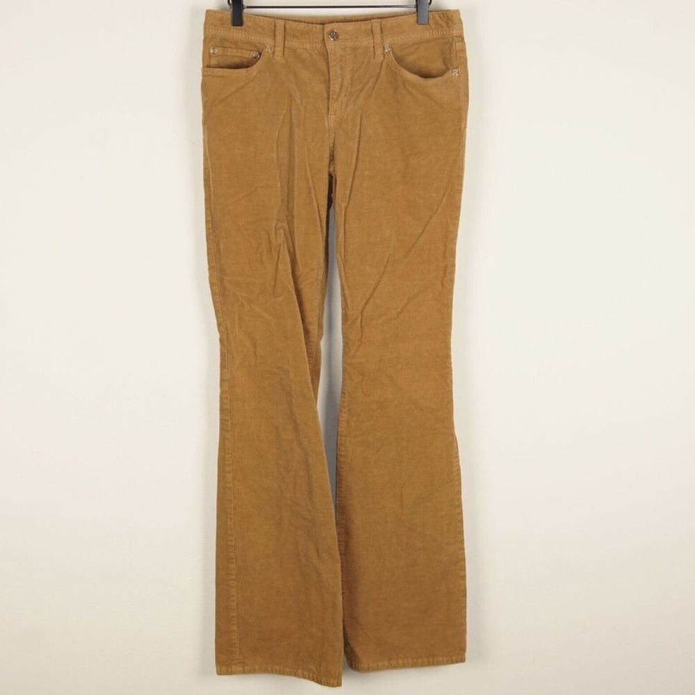Tory Burch Brown Classic Tory Boot Cut Corduroy Pants Womens Sz 28